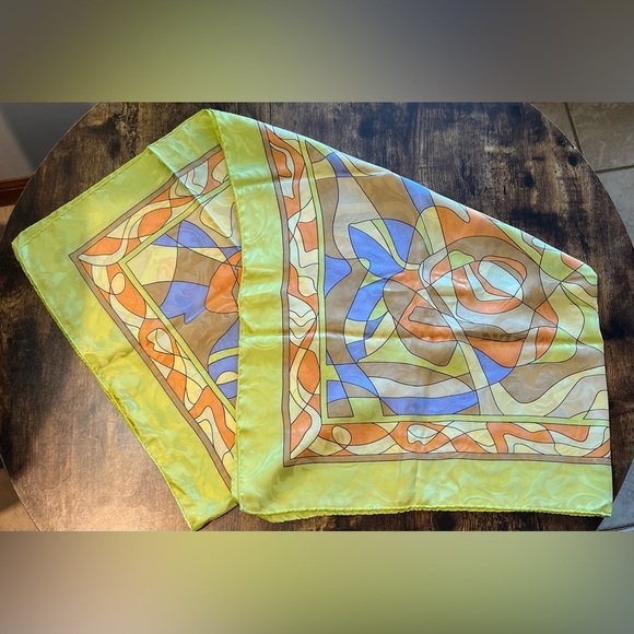 VINTAGE | ladies 100% silk, square, scarf - Picture 1 of 10